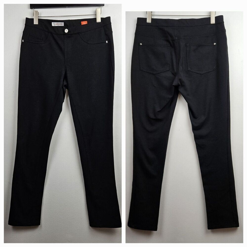 Pilcro And The Letterpress Womens Jean 31 Black Mid-Rise Denim Legging Skinny